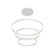 Cerchio 32-in White LED Chandeliers (461|CH87932-WH)