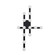 Rezz 32-in Black Dimmable LED Flush Mount (461|FM63432-BK)