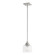 1 Light Brushed Nickel Mini Pendant (108|49761-91)