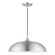 1 Light Brushed Aluminum with Polished Chrome Accents Pendant (108|49233-66)