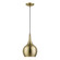 1 Light Antique Brass Mini Pendant (108|49016-01)