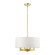 4 Light Satin Brass Pendant Chandelier (108|48784-12)