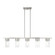 5 Light Brushed Nickel Linear Chandelier (108|48765-91)