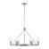 6 Light Brushed Nickel Chandelier (108|47166-91)