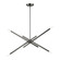 8 Light Black Chrome Linear Chandelier (108|46778-46)