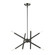 8 Light Black Chrome Chandelier (108|46774-46)