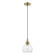 1 Light Antique Brass Mini Pendant (108|46501-01)