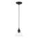 1 Light Black Single Pendant (108|46480-04)