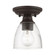 1 Light Bronze Petite Semi-Flush (108|46331-07)