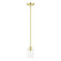 1 Light Satin Brass Single Pendant (108|46151-12)