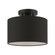 1 Light Black Small Semi-Flush (108|45662-04)