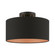 1 Light Black Medium Semi-Flush (108|45613-04)