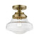 1 Light Antique Brass Semi-Flush (108|41291-01)