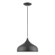 1 Light Shiny Dark Gray with Polished Chrome Accents Pendant (108|41172-96)