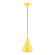 1 Light Shiny Yellow with Polished Chrome Accents Mini Pendant (108|41171-82)
