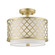 2 Light Soft Gold Small Semi-Flush (108|41107-33)