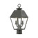 2 Light Charcoal Outdoor Medium Post Top Lantern (108|27216-61)