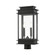 2 Light Black with Polished Chrome Stainless Steel Reflector Outdoor Large Post Top Lantern (108|2017-04)