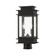 2 Light Black with Polished Chrome Stainless Steel Reflector Outdoor Medium Post Top Lantern (108|2015-04)