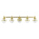 5 Light Polished Brass Large Vanity Sconce (108|17415-02)