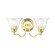 2 Light Polished Brass Vanity Sconce (108|16932-02)