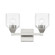 2 Light Brushed Nickel Vanity Sconce (108|16772-91)
