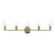 5 Light Antique Brass ADA Large Vanity Sconce (108|14425-01)