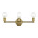 3 Light Antique Brass ADA Vanity Sconce (108|14423-01)