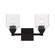 2 Light Black Vanity Sconce (108|10382-04)
