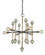 6-Light Antique Brass/Matte Black Gamma Chandelier (13751|F-L1048 AB/MBLACK)