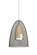 Besa, Dano Cord Pendant, Smoke/Natural, Satin Nickel Finish, 1x9W LED (127|1JC-DANOSMNA-LED-SN)