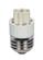 E26 To G9 Extender; White Finish; 1-1/8'' Overall Extension; 500W; 250V (27|80/2161)