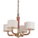 Huxley 4 Light Chandelier in Vintage Brass (20|48124-VB)