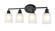 Amberle 4-Light Vanity Matte Black (670|2804-MB)