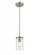 Verlana 1-Light Pendant light Brushed Nickel (670|2711-BN)