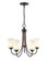 Ivey Lake 5-Light Chandelier Ceiling Light Rubbed Bronze (670|9805-RBZ)