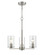 Verlana 3-Light Chandelier Ceiling Light Brushed Nickel (670|2713-BN)