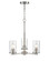 Verlana 3-Light Chandelier Ceiling Light Brushed Nickel (670|2713-BN)