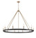 Carruth 1 - Light Chandelier Ceiling Light Matte Black Modern Gold (670|9510-MB/MG)