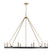 Carruth 1 - Light Chandelier Ceiling Light Matte Black Modern Gold (670|9510-MB/MG)