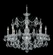 Century 8 Light 120V Chandelier in Black with Clear Heritage Handcut Crystal (168|1707-51)