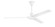 Utility 56'' 3-Blade Ceiling Fan in White w/ White Blades; Not Light Kit Adaptable (20|UT56WW3MR)