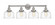 Bell - 4 Light - 35 inch - Brushed Satin Nickel - Bath Vanity Light (3442|616-4W-SN-G713)