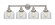 Bell - 4 Light - 35 inch - Brushed Satin Nickel - Bath Vanity Light (3442|616-4W-SN-G72)