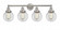 Beacon - 4 Light - 33 inch - Brushed Satin Nickel - Bath Vanity Light (3442|616-4W-SN-G202-6)