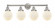 Beacon - 4 Light - 33 inch - Brushed Satin Nickel - Bath Vanity Light (3442|616-4W-SN-G201-6)