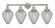 Geneseo - 4 Light - 34 inch - Brushed Satin Nickel - Bath Vanity Light (3442|616-4W-SN-G165)
