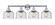 Bell - 4 Light - 35 inch - Polished Chrome - Bath Vanity Light (3442|616-4W-PC-G74)