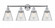 Cone - 4 Light - 33 inch - Polished Chrome - Bath Vanity Light (3442|616-4W-PC-G64)