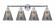 Cone - 4 Light - 33 inch - Polished Chrome - Bath Vanity Light (3442|616-4W-PC-G63)